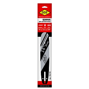 Шина пилы цепной сварная DDE 14"/ 35 см 3/8"-1,3-52 зв