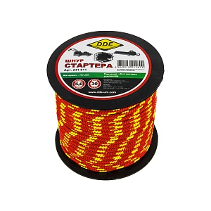 Шнур стартера на катушке DDE бухта 5,0мм 30м