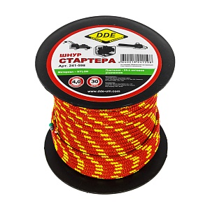 Шнур стартера на катушке DDE бухта 4,0мм 30м